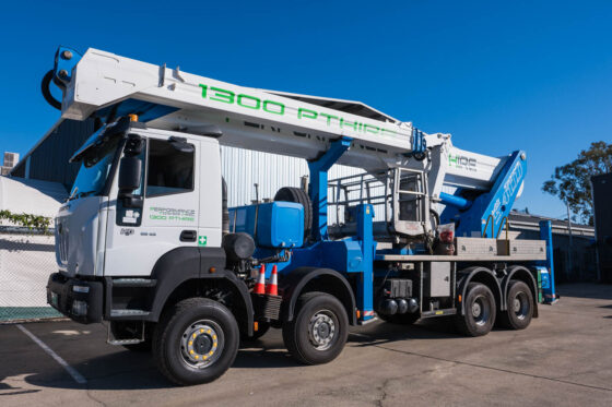 truck mounted EWP for hire in Brisbane
