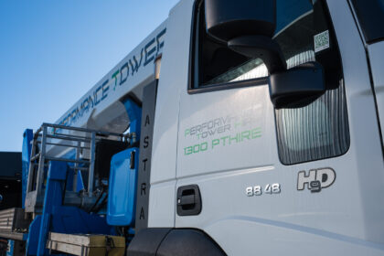 Performance Tower Hire hiring a cherry picker