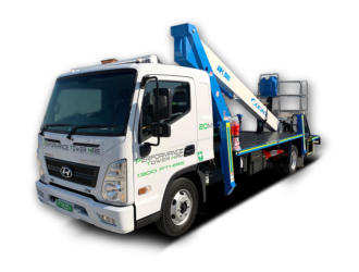 PTH201 slider bucket truck hire brisbane