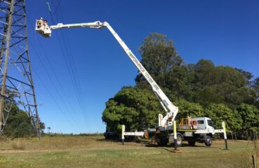 PTH403 ACM400 8 EWP and powerlines